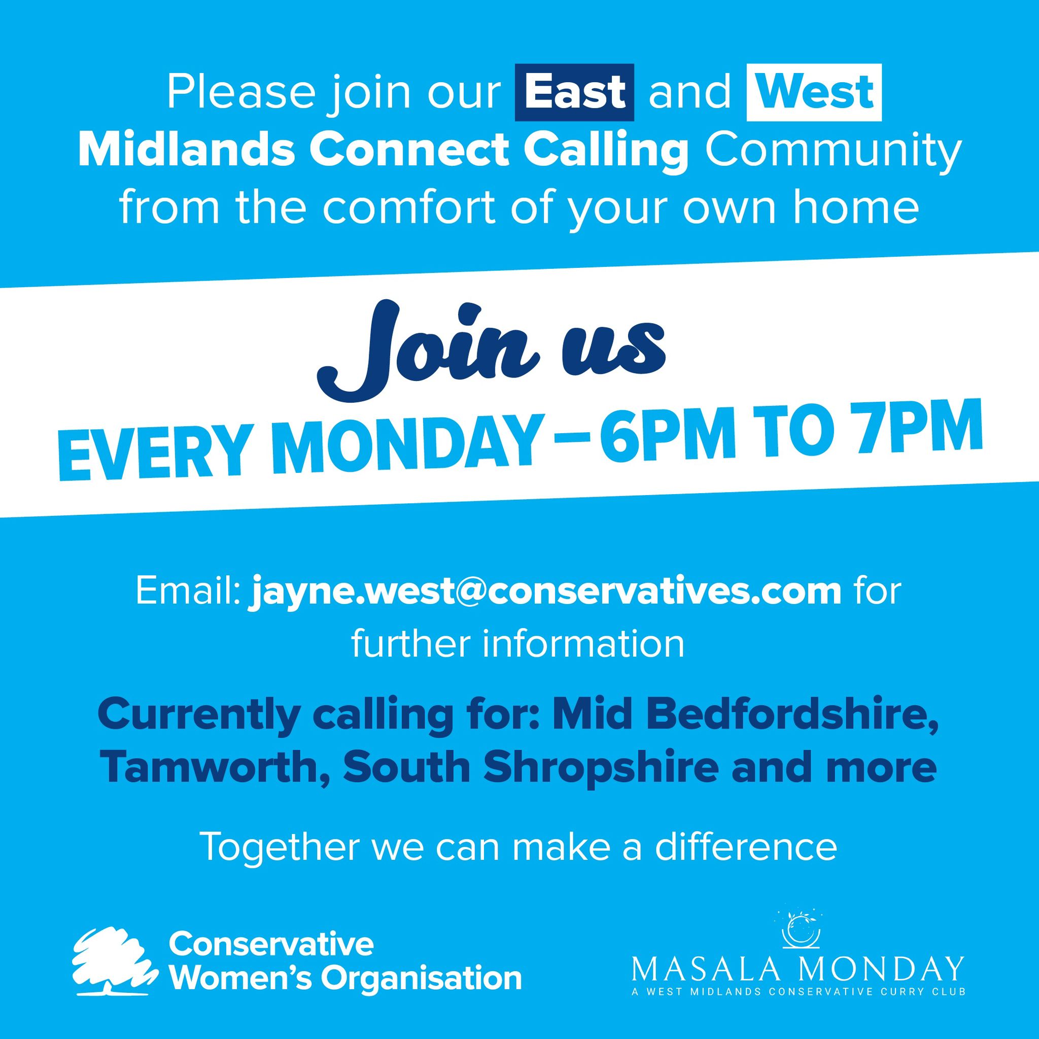 East & West Midlands Connect Calling Masala Monday with CWO